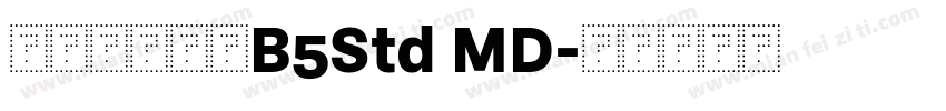 文鼎書林明體B5Std MD字体转换